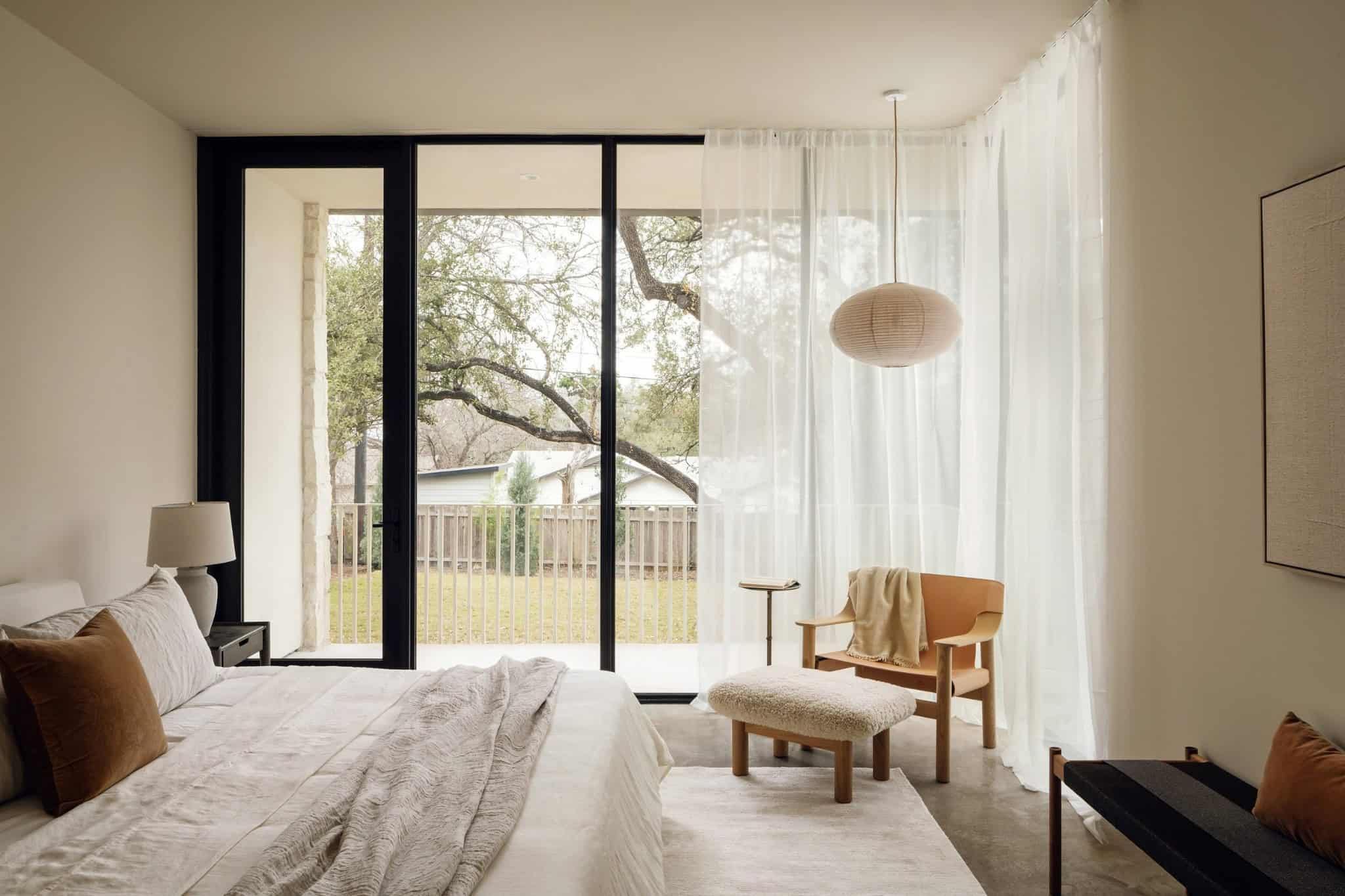 Casa Solis Kitchen with Wood Ceiling and Island Warm kitchen at Casa Solis with wood ceiling beams and marble island.