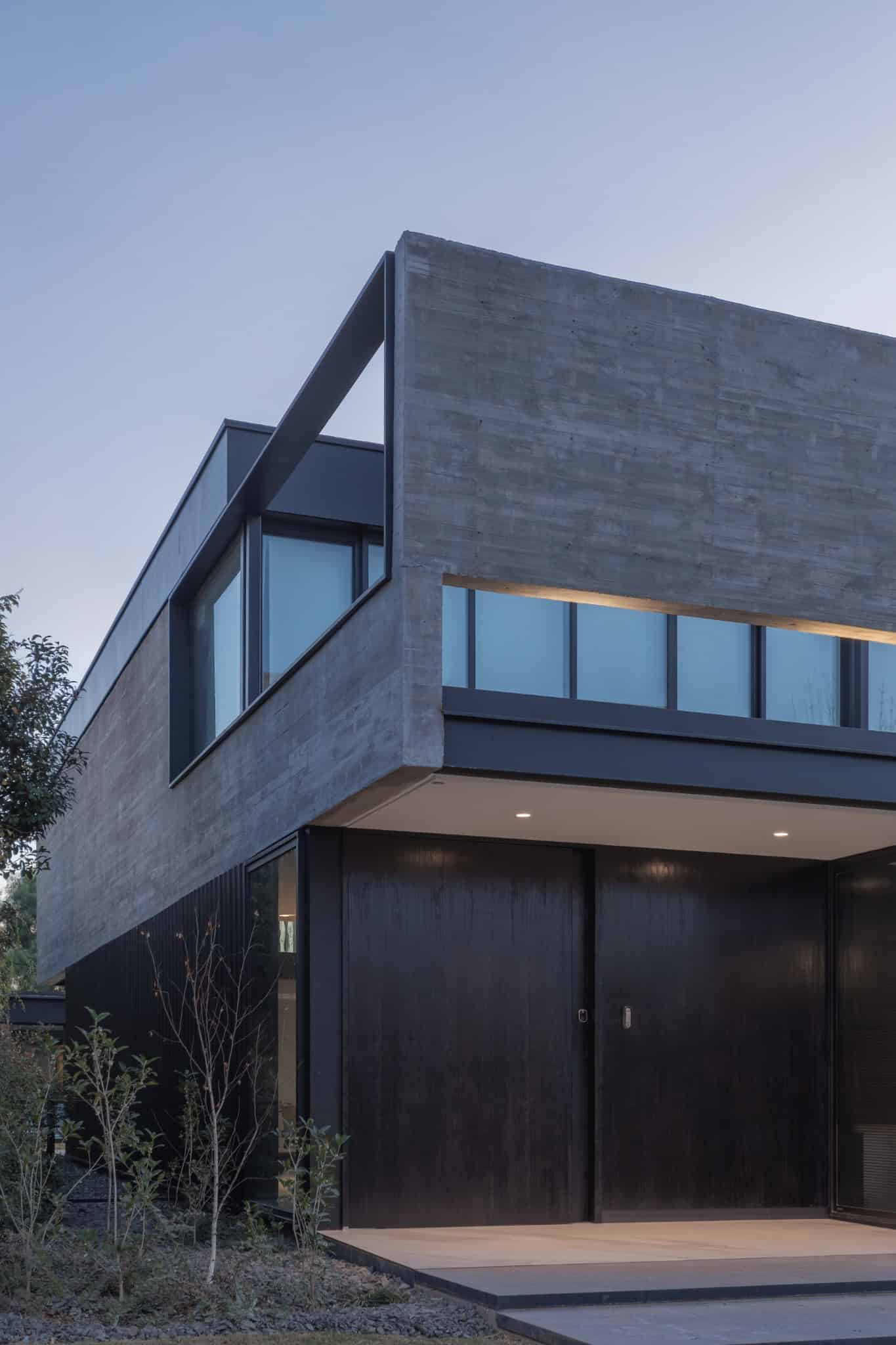 Corner Detail Contemporary Home Design A4Estudio Casa EE by A4estudio - Corner detail contemporary home design a4estudio