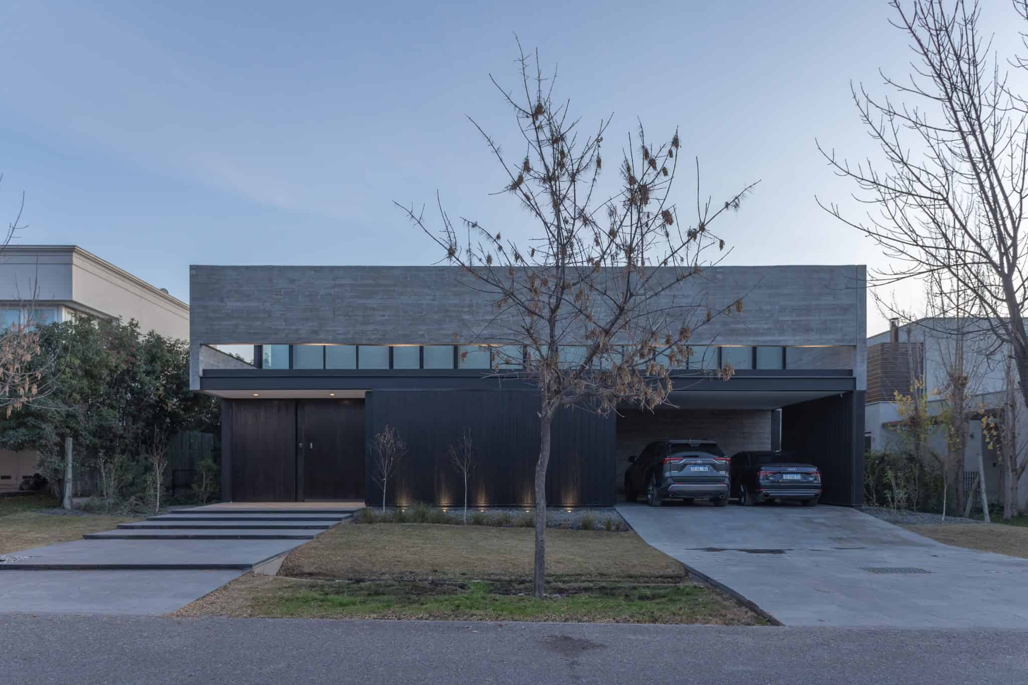 Linear Geometry Contemporary Home A4Estudio Casa EE by A4estudio - Linear geometry contemporary home a4estudio