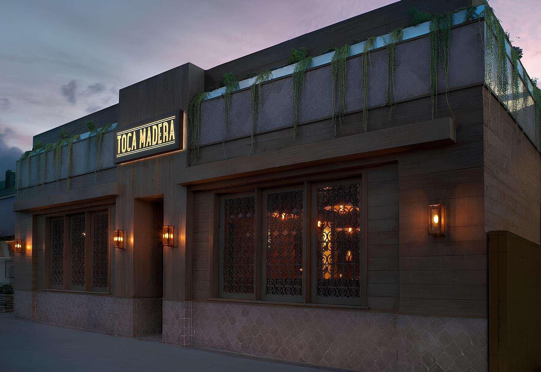 Toca Madera Restaurant Interior 9 Interior view of Toca Madera Restaurant, image 9.