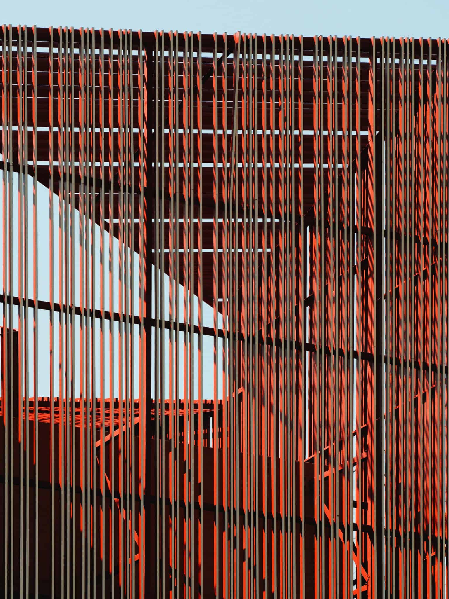 Light and Shadow Weaving - Z Museum Interplay of shadows and vertical grilles at Z Museum