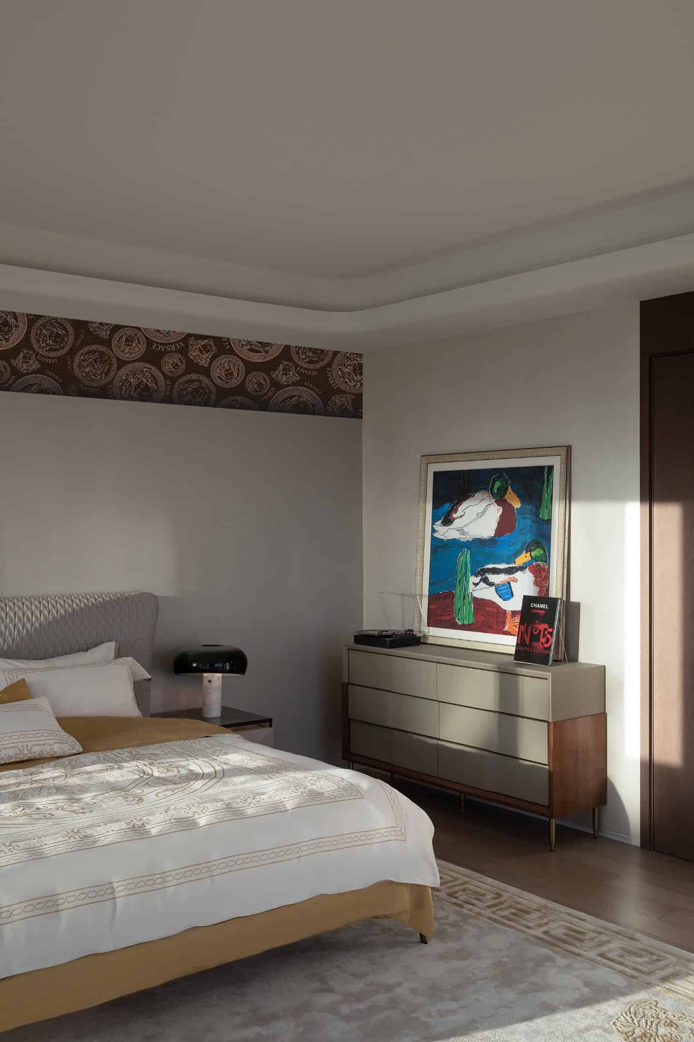 Azure Heights bedroom dresser art detail by BDSD Boundless Design, Shenzhen, China