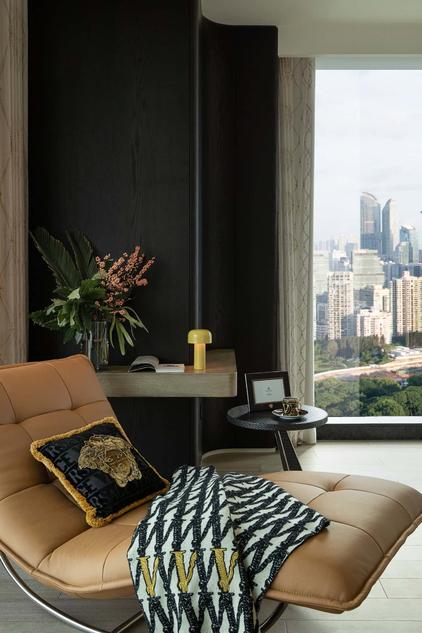 Azure Heights chaise lounge reading nook by BDSD Boundless Design, Shenzhen, China