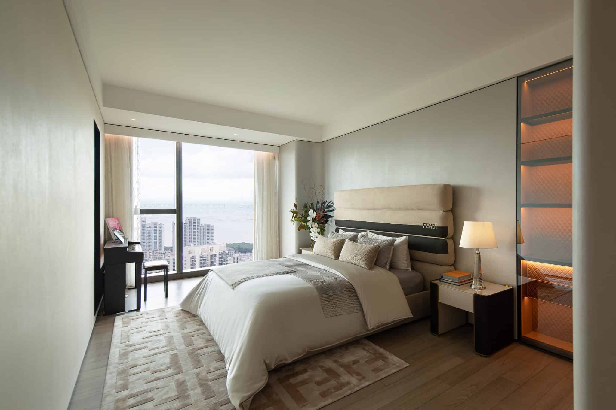 Azure Heights by BDSD Boundless Design – master bedroom overview, Shenzhen, China