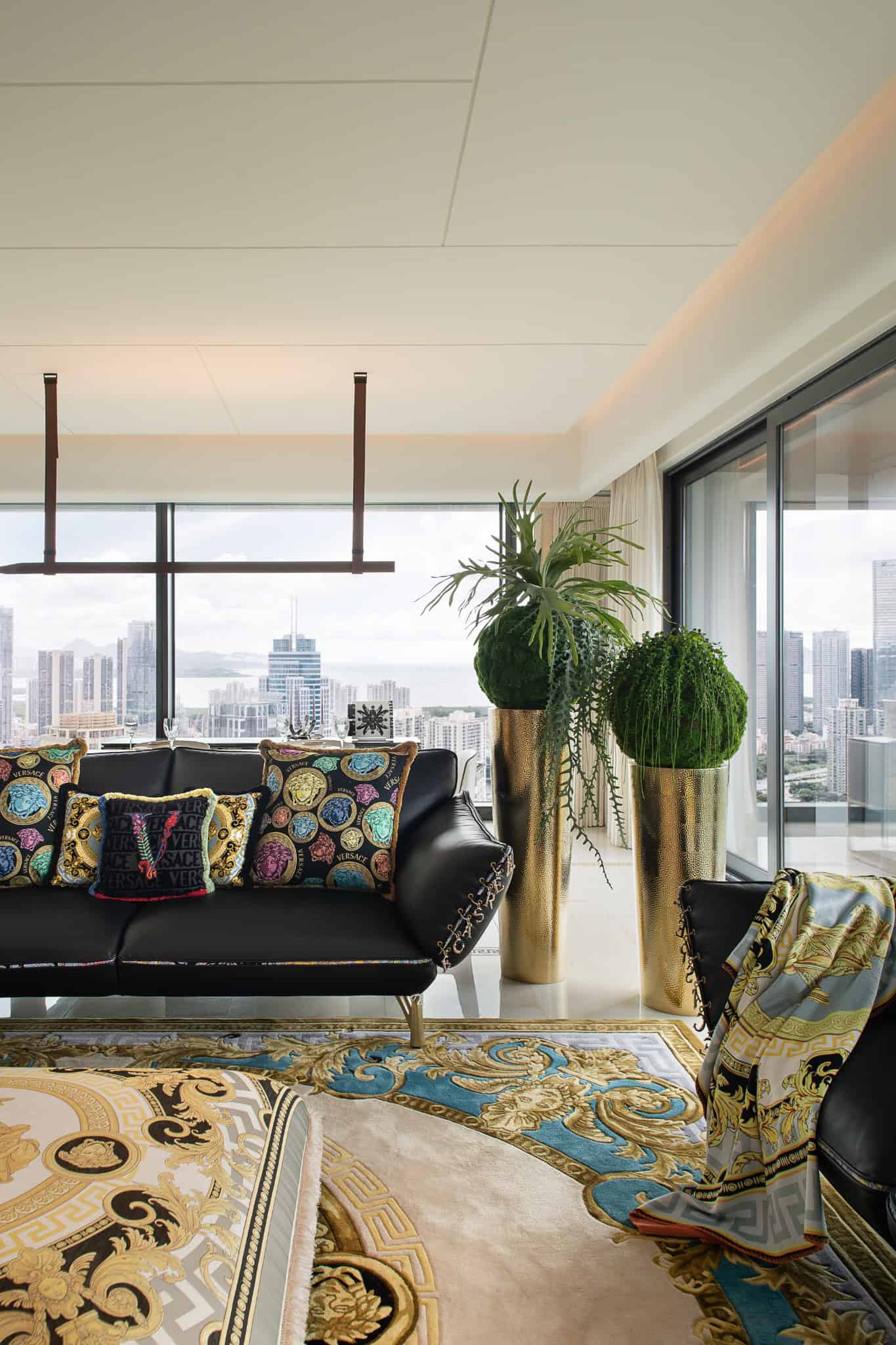 Azure Heights sofa planters city view by BDSD Boundless Design, Shenzhen, China