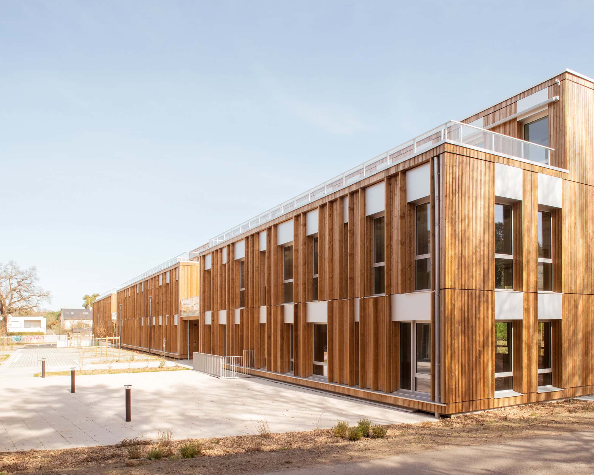 Le Chemin du Bois Harel Corner View Sunny by ALTA Architectes Le Chemin du Bois Harel by ALTA Architectes — Corner View Sunny, Rennes / Saint-Jacques-de-la-Lande, France