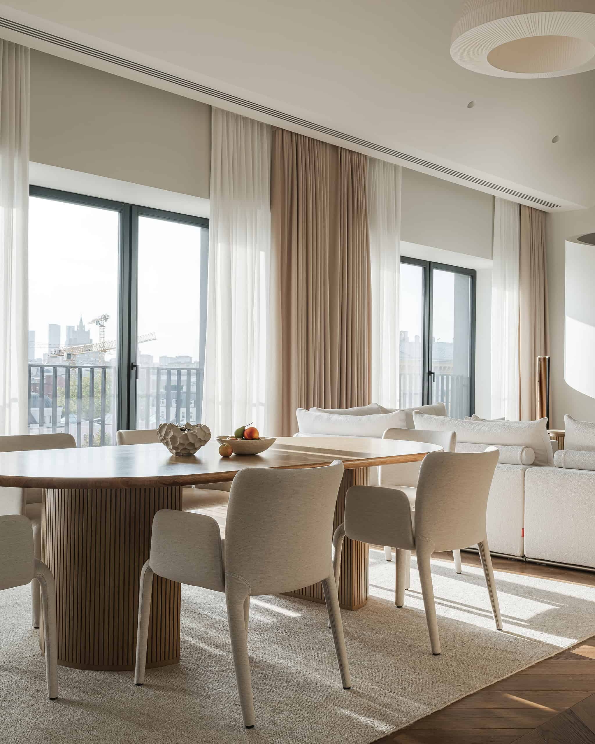 Penthouse in Cloud Nine Residence by KNKO Architectural Bureau — A 240 m² Moscow Apartment Penthouse in Cloud Nine Residence by KNKO Architectural Bureau — A 240 m² Moscow Apartment