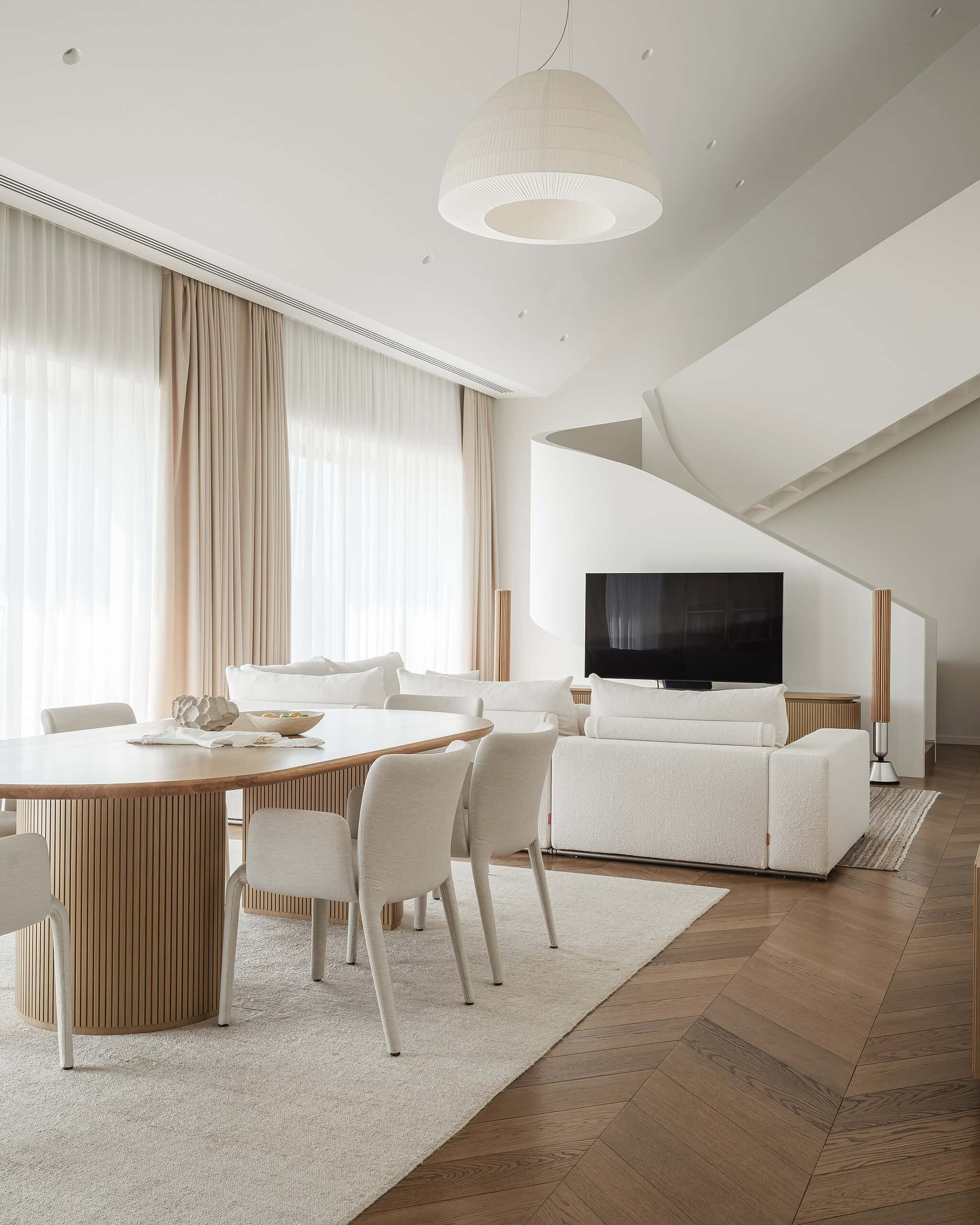 Penthouse in Cloud Nine Residence by KNKO Architectural Bureau — A 240 m² Moscow Apartment Penthouse in Cloud Nine Residence by KNKO Architectural Bureau — A 240 m² Moscow Apartment