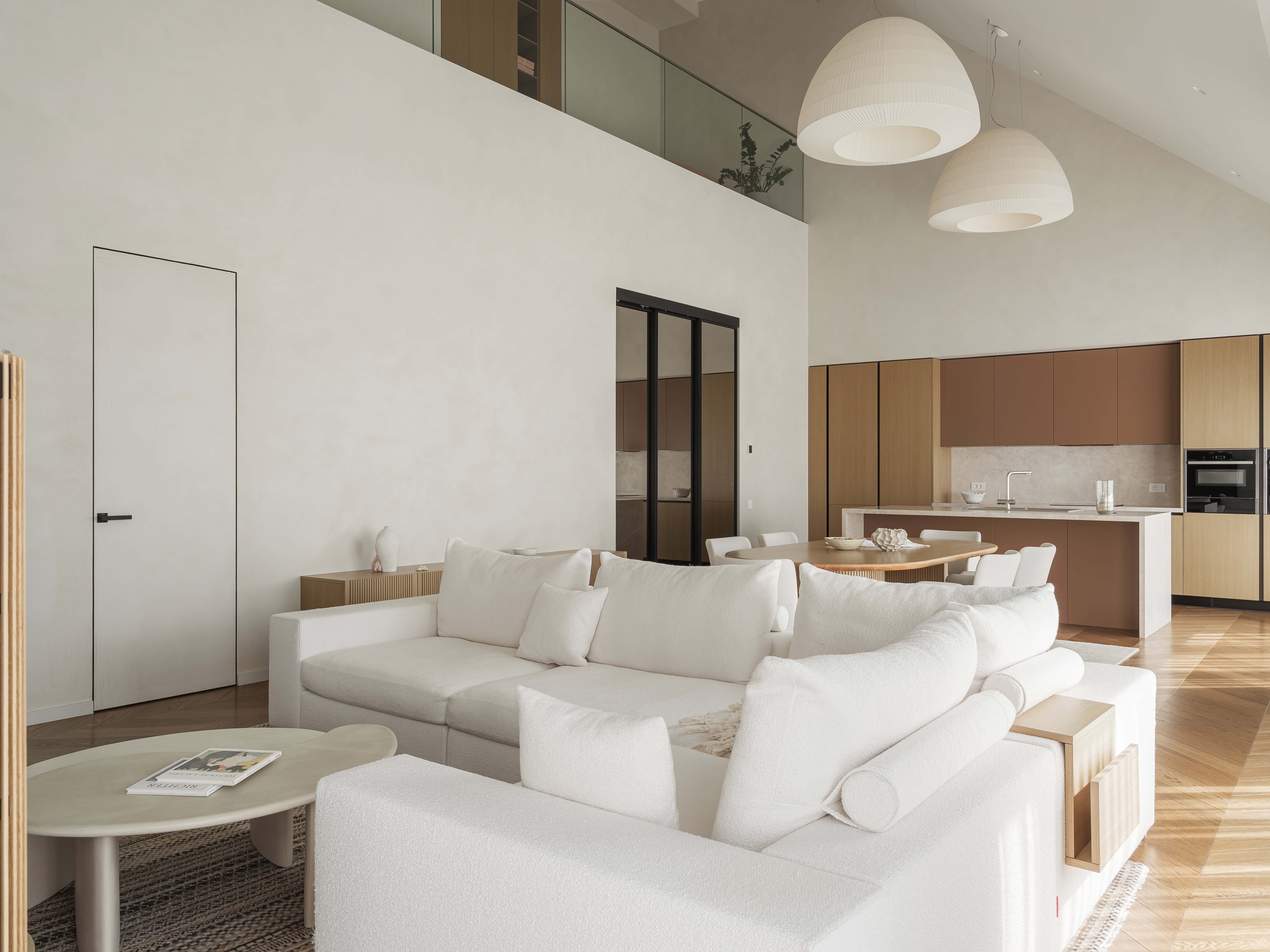 Penthouse in Cloud Nine Residence by KNKO Architectural Bureau — A 240 m² Moscow Apartment Penthouse in Cloud Nine Residence by KNKO Architectural Bureau — A 240 m² Moscow Apartment