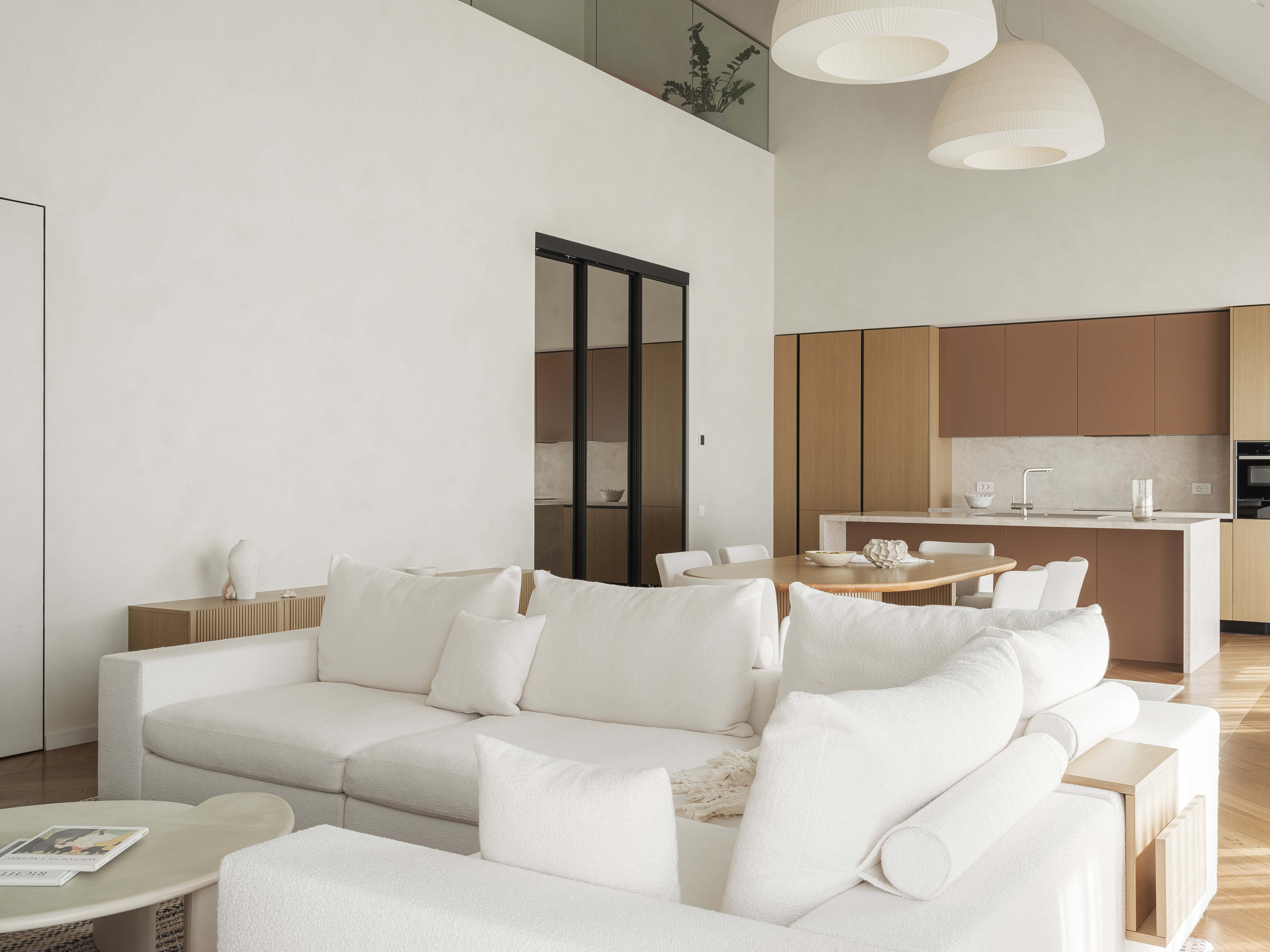 Penthouse in Cloud Nine Residence by KNKO Architectural Bureau — A 240 m² Moscow Apartment Penthouse in Cloud Nine Residence by KNKO Architectural Bureau — A 240 m² Moscow Apartment