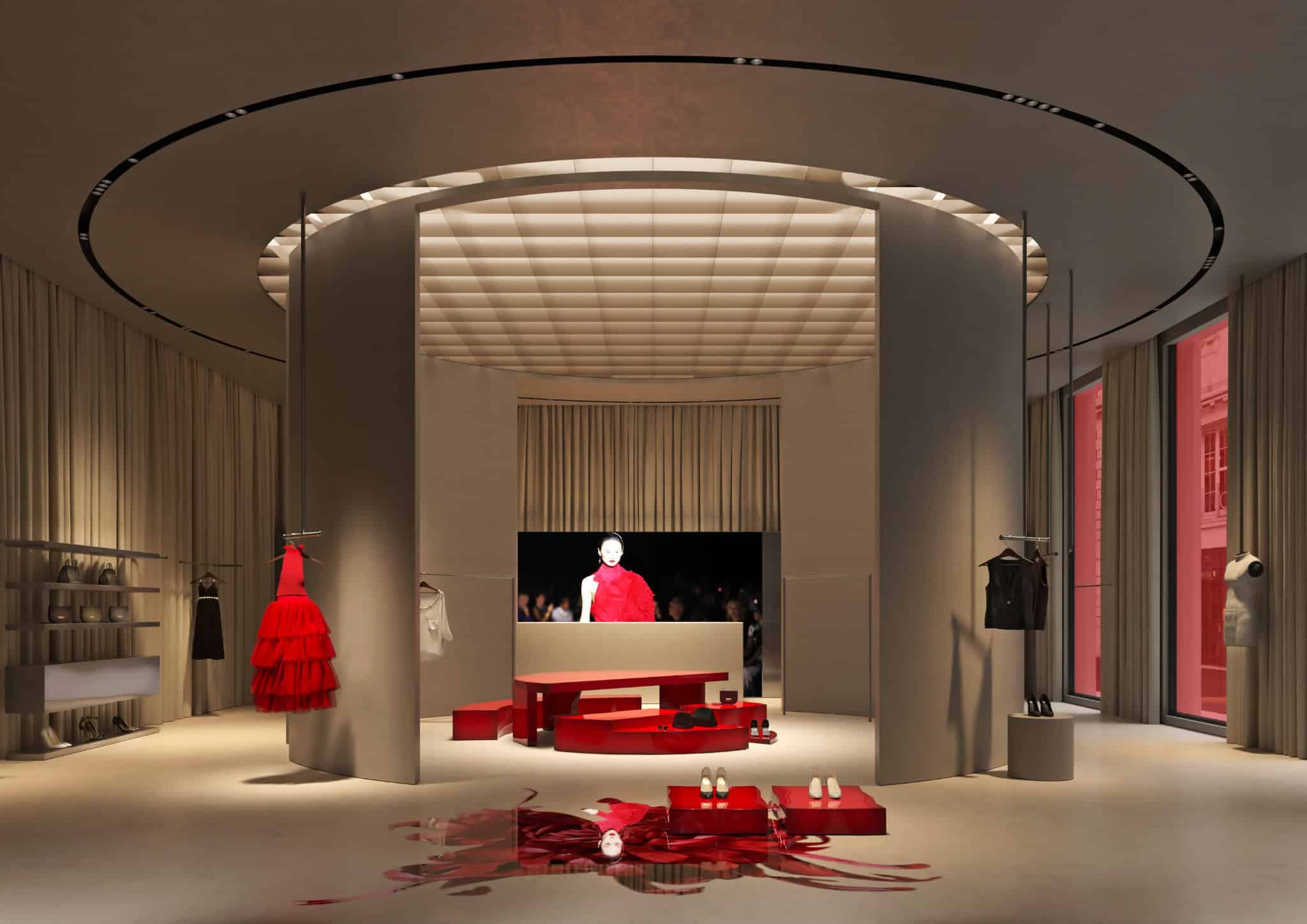 Lina Store (Linalien) Interior Rotunda by Kateryna Turbina Lina Store (Linalien) by Kateryna Turbina — interior rotunda, Lisbon, Portugal