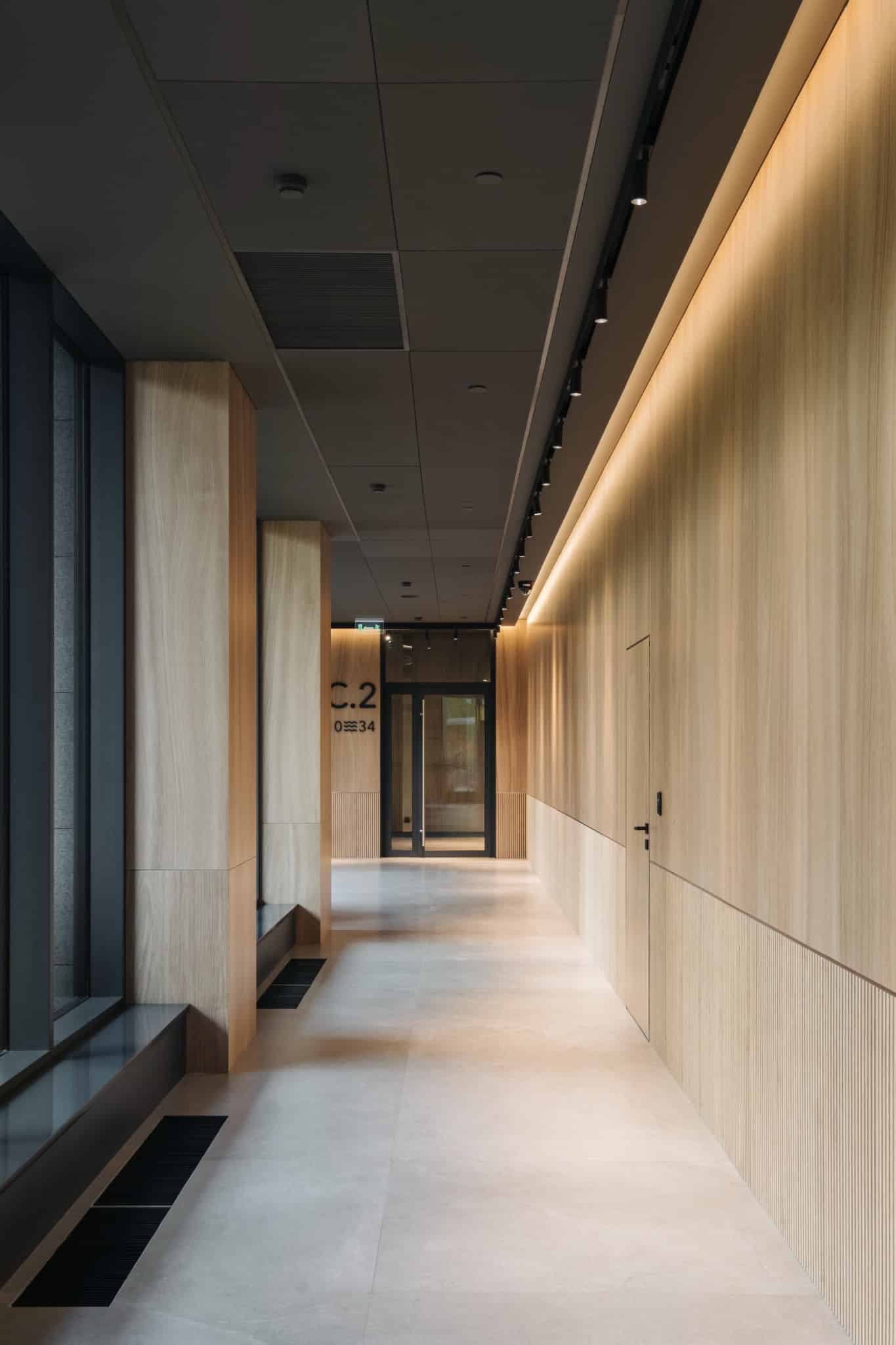 RIVER Corridor Lighting by VSA.studio RIVER by VSA.studio, corridor lighting detail, Moscow, Russia