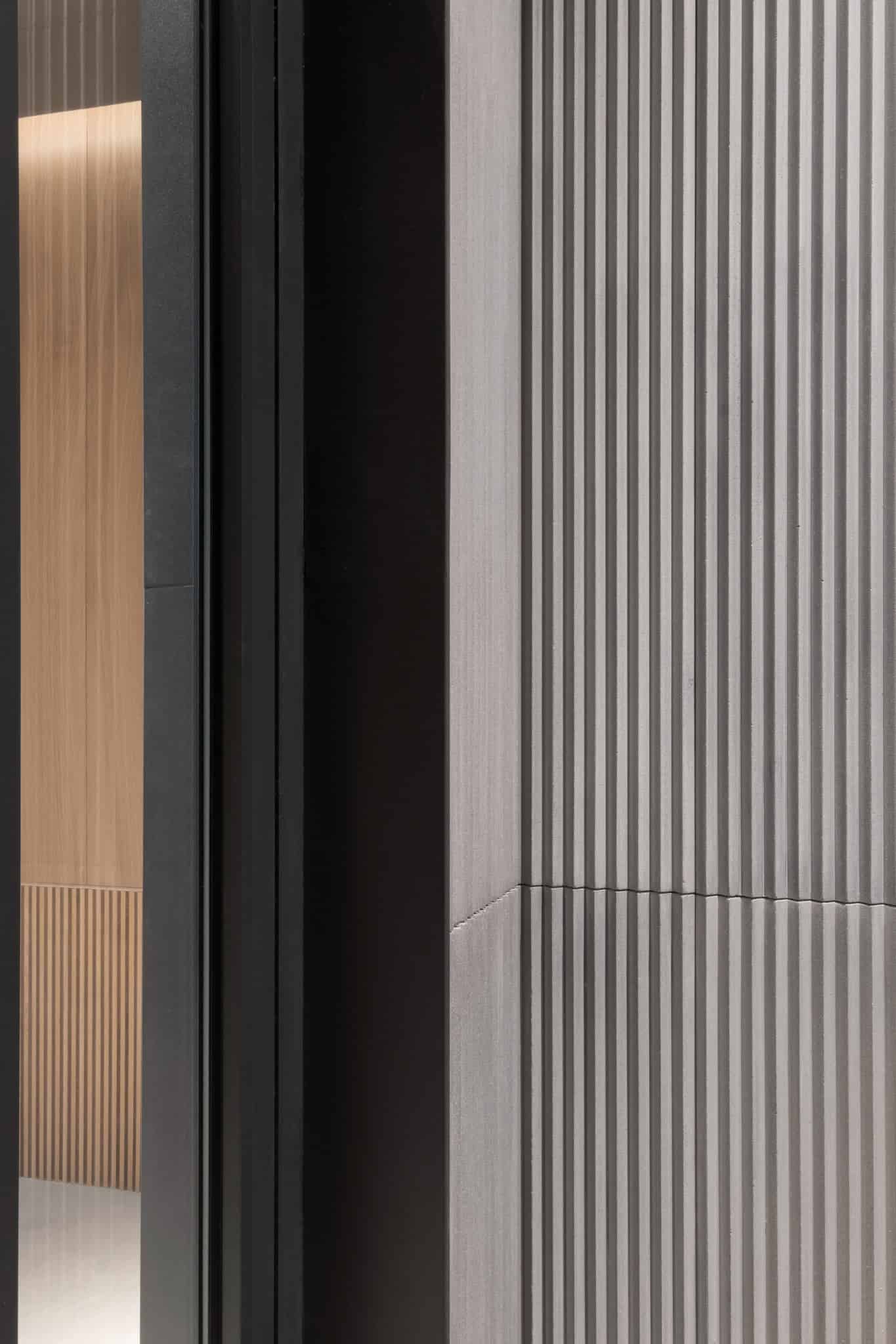 RIVER Corridor Wall Detail by VSA.studio RIVER by VSA.studio, corridor wall texture detail, Moscow, Russia