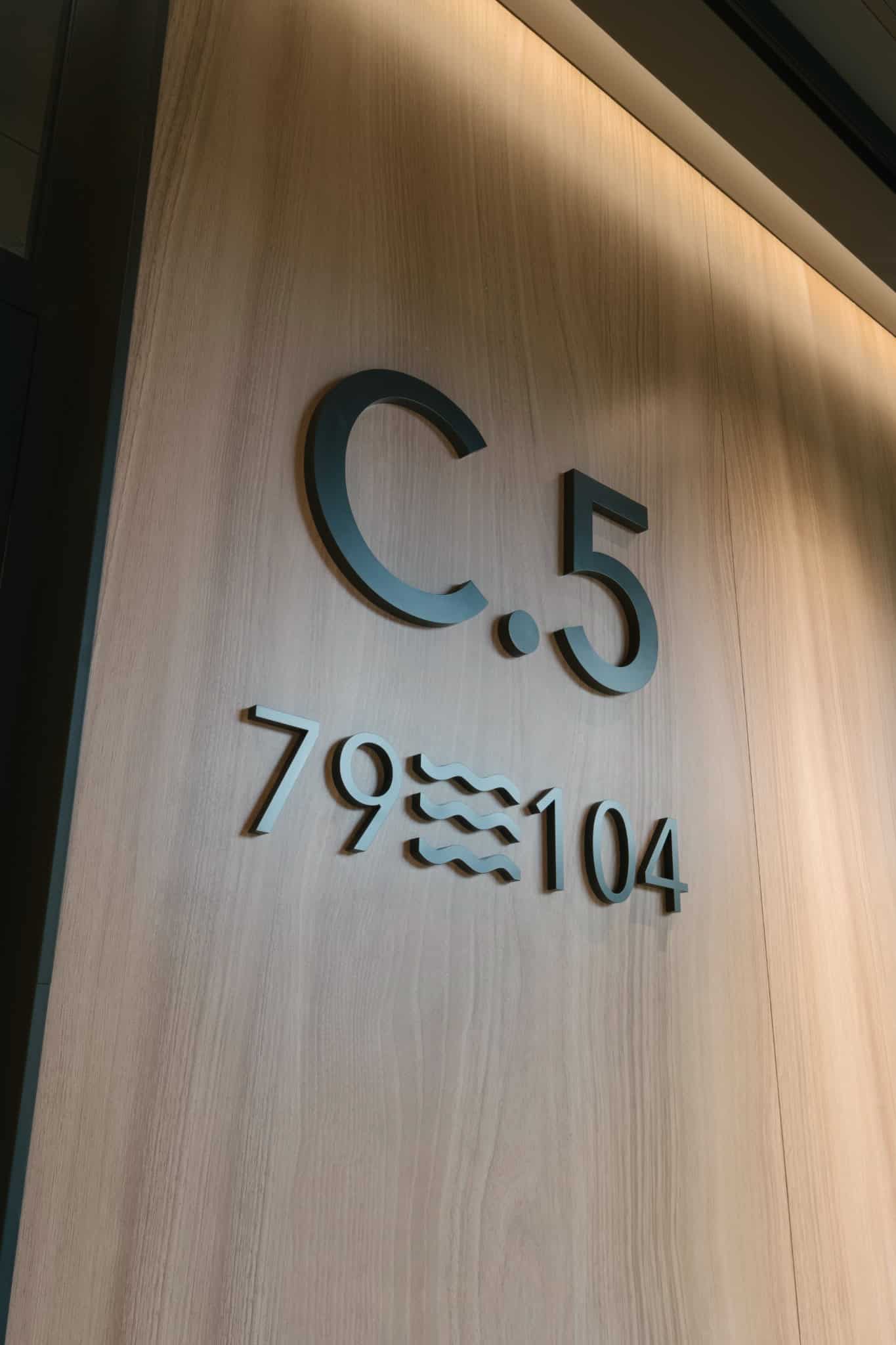 RIVER Section C5 Signage by VSA.studio RIVER by VSA.studio, section C5 signage detail, Moscow, Russia