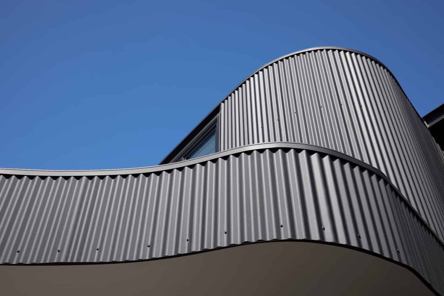 Ripple House Corrugated Metal Detail by Atlas Architects Ripple House by Atlas Architects – corrugated metal detail, Glen Iris, Victoria