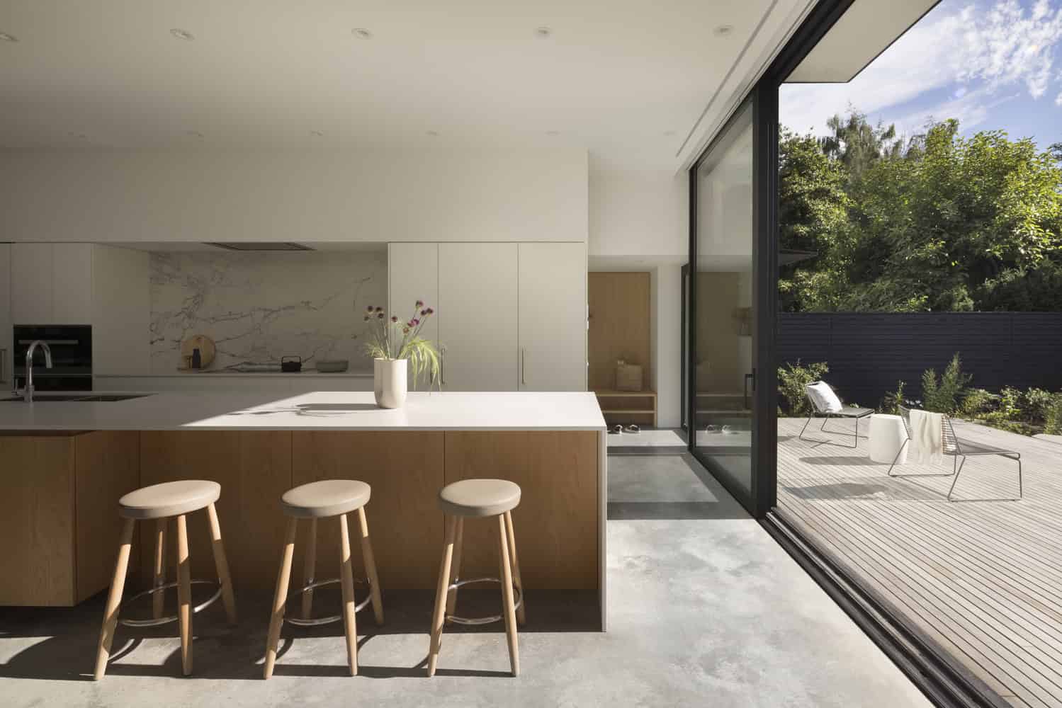 Yield House Kitchen Island by Splyce Design Yield House by Splyce Design kitchen island interior Vancouver